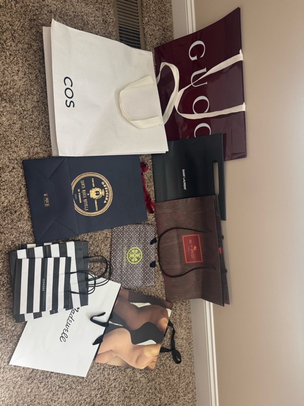 Designer shopping bags